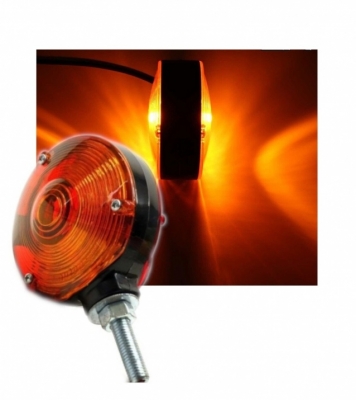 Φωτιστικό Σκουλαρίκι  Πλευρικής Σήμανσης Πορτοκαλί 12V - 24V για Scania / Volvo / MAN / DAF / Mercedes