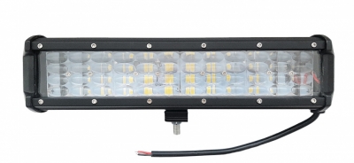 LED Μπάρα 4 Σειρές 31cm 108 Watt με φακούς Κατευθυνόμενο Φως Spot 10-30 Volt DC
