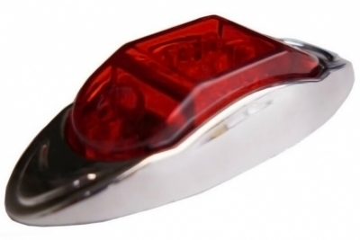 LED Όγκου με 6 LED 24V IP66 Κόκκινο 100mm х 42mm