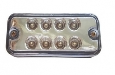 LED Όγκου με 8 LED 12V / 24V IP66 Λευκό 99mm х 40mm