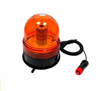 LED Φάρος Πορτοκαλί 12V / 24V Με Μαγνήτη και Βεντούζα E9