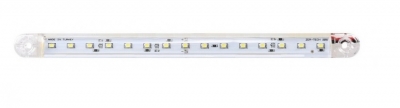 LED Φωτιστικό 15 LED Σήμανσης 12V / 24V Λευκό 240mm x 18mm x 10mm