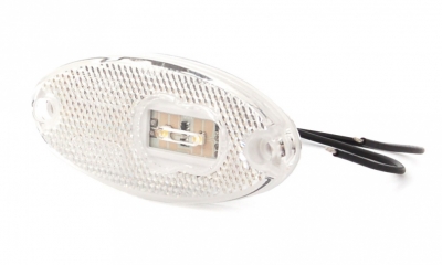 LED Πλευρικής Σήμανσης Λευκό με Е-Mark 12V / 24V IP68