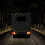 Σετ LED Φανάρι Φορτηγού Πίσω 12V Φρένων - Φλας - Πορείας SLIM 150mm x 80mm x 30mm IP67