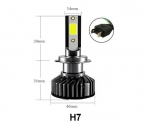 LED Kit Can Bus H7 12V - 24V 72W 10000lm