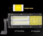LED Μπάρα 7D 4 σειρές LED 336 Watt 10-30 Volt DC Ψυχρό Λευκό