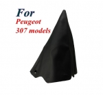 Φυσούνα Λεβιέ Ταχυτήτων Μαύρη Δερματίνη για Peugeot 307 2001 - 2006г