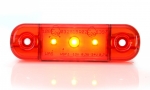 LED Όγκου Е-Mark 12V / 24V IP68 Κόκκινο Με 3 SMD 8,4см