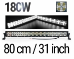 LED Μπάρα CROSS DRL 180 Watt 10-30 Volt DC Ψυχρό Λευκό 80cm
