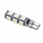 T10 LED Can Bus 13 SMD 5050 12V Κόκκινο 1 Τεμάχιο