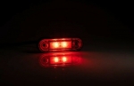 LED Όγκου Πλευρικής Σήμανσης Κόκκινο με Е-Mark 12V / 24V IP68