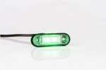 LED Όγκου Πλευρικής Σήμανσης Πράσινο με Е-Mark 12V / 24V IP68