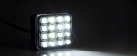 LED Φως Όπισθεν / Ομίχλης 16 LED Λευκό με Καλώδιο Σύνδεσης 12V - 24V E-Mark