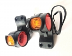 Σέτ LED Όγκου Κερατάκια 12V / 24V IP67 Κόκκινό / Λευκό / Πορτοκαλί με Е-Mark