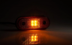 LED Όγκου Πλευρικής Σήμανσης Πορτοκαλί με Е-Mark 12V / 24V IP68 120mm x 46mm x 18mm