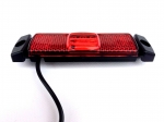 LED Όγκου Πλευρικής Σήμανσης Κόκκινο με Е-Mark 12V / 24V IP68 130mm x 32mm x 14.5mm