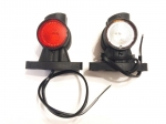 Σέτ LED Όγκου Κερατάκια 12V / 24V IP67 Κόκκινό / Λευκό / Πορτοκαλί με Е-Mark 97mm x 96mm x 52mm