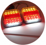 Σετ LED Φανάρι Φορτηγού Πίσω 12V Φρένων - Φλας - Πινακίδα - Πορείας