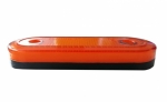LED Όγκου Πλευρικής Σήμανσης NEON Πορτοκαλί με Е-Mark 12V / 24V IP68 110mm x 45mm x 15mm