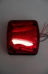 Σετ LED Φώτα Πινακίδας 12V / 24V Κόκκινο / Λευκό NEON 135mm x 123mm 2 Τεμάχια