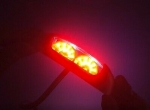 LED Όγκου Κατακόρυφο Πλευρικό Θέσης 12V/24V IP68 Κόκκινό / Λευκό 110mm x 28mm x 30mm PL0011