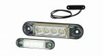 LED Όγκου Е-Mark 12V / 24V IP68 Λευκό Με 4 SMD 8см
