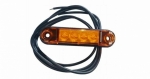 LED Όγκου Е-Mark 12V / 24V IP68 Πορτοκαλί Με 4 SMD 8см