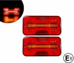 LED Neon Е-Мark Φανός Οπίσθιος 12V / 24V Φρένων - Tρεχούμενο φλας - Όπισθεν - Πορείας E9