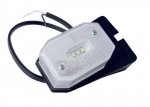 LED Φωτιστικό Πλευρικής Σήμανσης 12V / 24V E-Mark E9 Λευκό