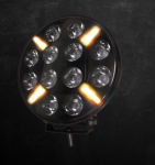 LED Προβολέας 10-30 Volt Υψηλής Ισχύος 120W Πορτοκαλί / Λευκό ø218mm IP68