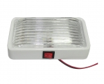 LED Φωτιστικό Οροφής 12V Με Διακόπτη on/off Λευκό 150mm x 90mm