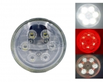 Προβολέας για Τρακτέρ LED CREE 24 Watt 9-32 Volt 30° / 60° Μοίρες ø112mm Λευκό / Κόκκινο