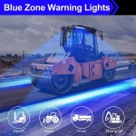 Λαμπτήρας Ασφαλείας για Περονοφόρα - Κλαρκ- Αυτοκίνητα & Φορτηγά LED 12-80V 30W Μπλέ