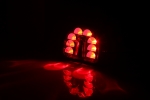 Λαμπτήρας Ασφαλείας για Περονοφόρα - Κλαρκ- Αυτοκίνητα & Φορτηγά LED 12-80V 30W Κόκκινο με Φως Ουράνιου Τόξου
