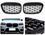 Κεντρική Μάσκα Για BMW X1 F48 2015 - 2019 Diamond Meteor Style