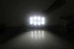 LED Προβολέας 64Watt 10-30 Volt NEON Εφέ 3 Λειτουργιές Λευκό - Λευκό 24,5cm x 13,9cm 6500lm E-Mark για MAN / SCANIA / VOLVO