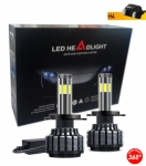 LED Kit Can Bus H4 12V - 24V 360° IP67 6000K