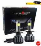 LED Kit Can Bus H7 12V - 24V 360° IP67 6000K