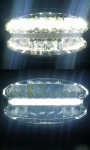 LED Προβολέας 10-30 Volt Υψηλής Ισχύος 80W Λευκό / Λευκό 242mm x 138mm x 93mm IP68 E-mark