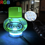LED Βάση Φωτιζόμενη Αρωματικού POPPY RGB 10V - 30V με Φις Αναπτήρα και Καλώδιο 150cm και Controller