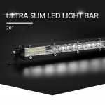 LED Μπάρα Slim 48 Watt 10-30 Volt DC Ψυχρό Λευκό 30 μοίρες 577mm x 30mm x 48mm