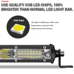 LED Μπάρα Slim 48 Watt 10-30 Volt DC Ψυχρό Λευκό 30 μοίρες 577mm x 30mm x 48mm
