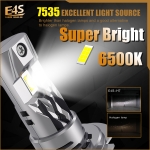 LED KIT E4S Λάμπες Αυτοκινήτου Νέας Γενιάς H7 50W 10000Lm 6500K Λαμπτήρες Πορείας LED Headlights 12V - 24V
