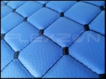 Μπλε Δερμάτινοι πάτοι για MAN TGX Αυτόματο Μεγάλο Κιβώτιο με 1 Συρτάρι Eco Δέρμα Καπιτονέ, Πολυτελής Ποιότητα, Διάφορα Χρώματα