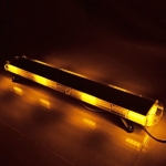 LED Φάρος Πορτοκαλί 12V / 24V Διάφανο Γυαλί 129cm x 22cm x 8cm