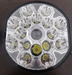 LED Διόδου Προβολέας με Μακρύ Λευκό Φως + Λευκό και Κίτρινο Υπερμεγέθη 80W 9100lm 12V - 24V E-mark E9