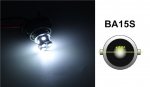 Λαμπτήρας LED BA15S (1156) 8 SMD 12V Λευκό