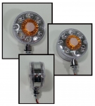 LED Φωτιστικό Πλευρικής Σήμανσης 24V με Στεφάνι Χρωμίου