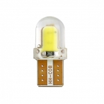 LED T10 COB SMD 12V Ψυχρό Λευκό 1 Τεμάχιο με Επικάλυψη Σιλικόνης