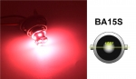 Λαμπτήρας LED BA15S (1156) 8 SMD 12V Κόκκινο